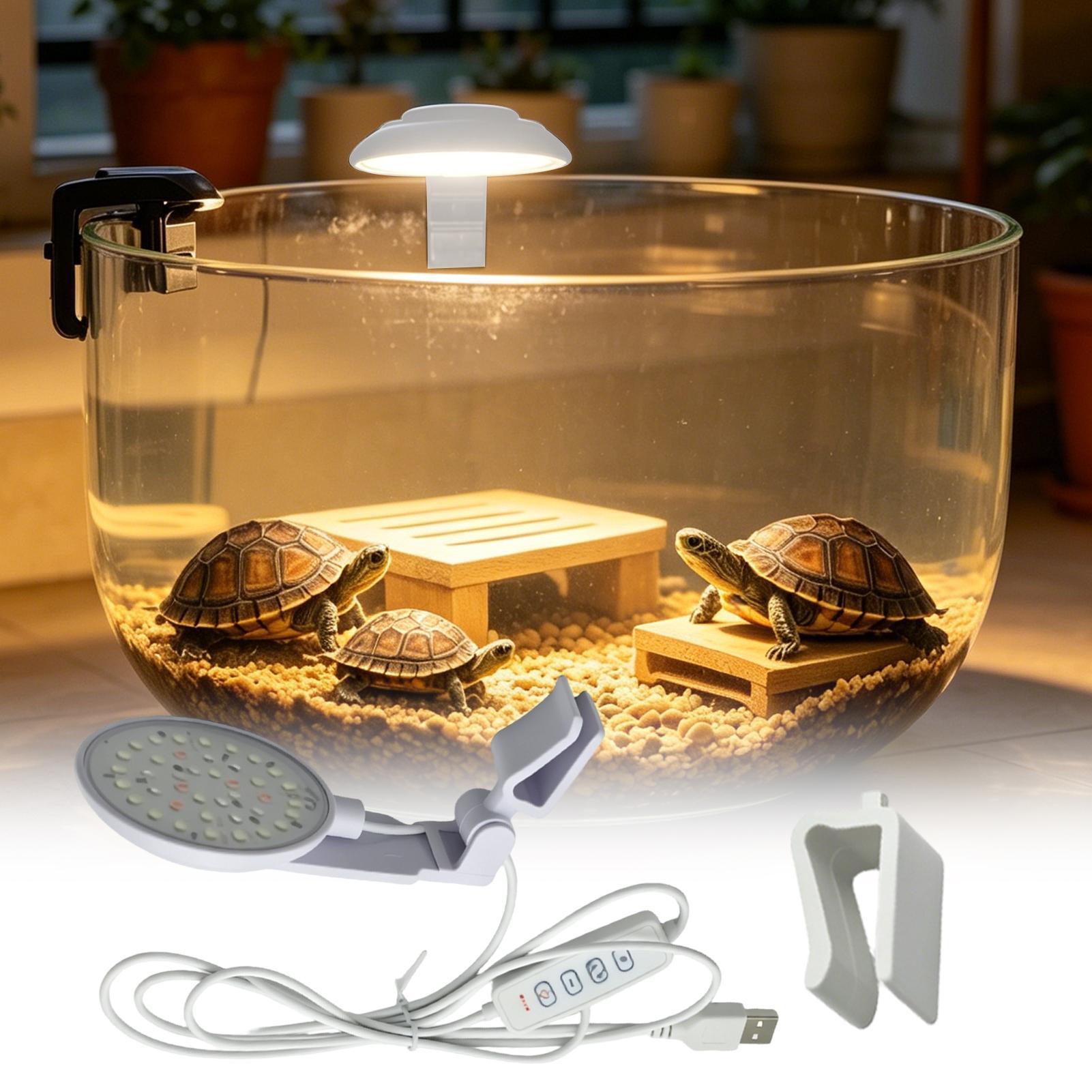 Aquarium Fish For Beginners - Aquarium Light Waterproof Clamp-On Anti-Glare Lamp