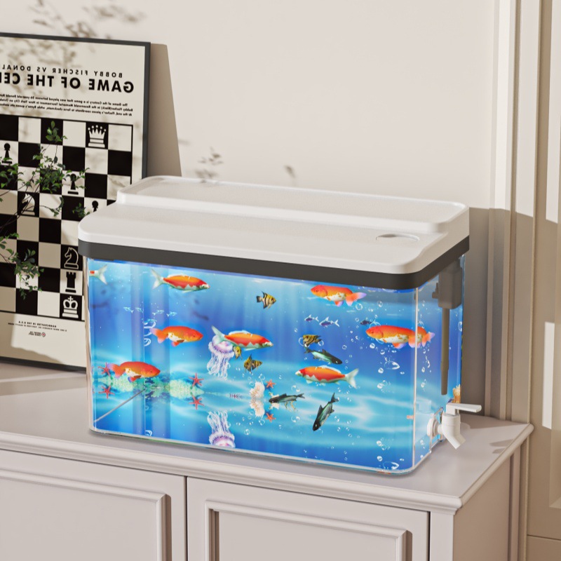 Aquarium Fish For Beginners - Small Desktop Betta Aquarium Kit Glass