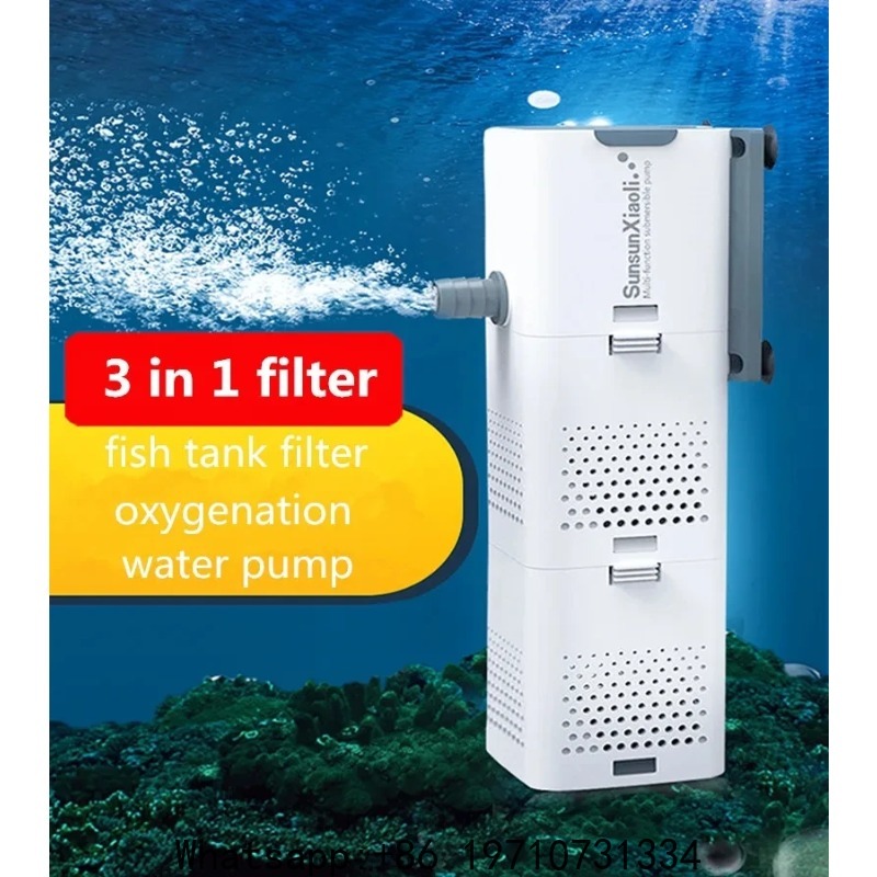 Fish Tank Filter - SUNSUN 3 in 1 Filter for