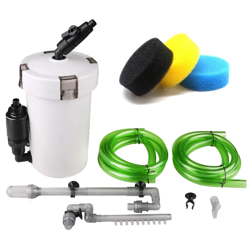 Fish Tank Filter - Ultra‑Quiet External Aquarium Filter Bucket HW‑602B