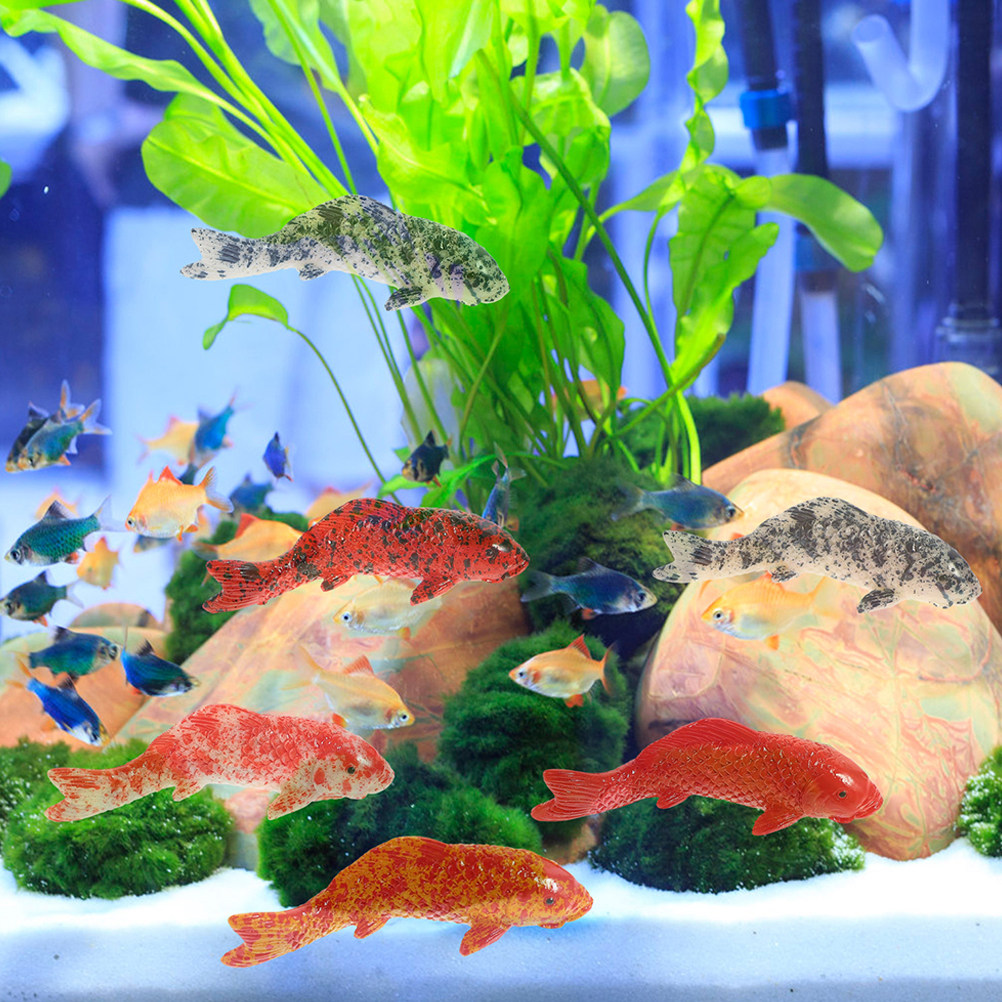 10Pcs Mini Koi Fish Decor Vibr - đánh giá và giá Aquarium Fish Koi