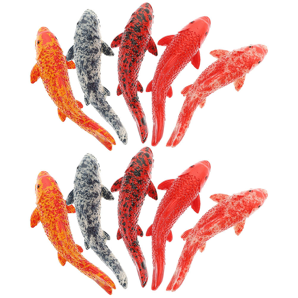 10Pcs Mini Koi Fish Decor Vibr - đánh giá và giá Aquarium Fish Koi