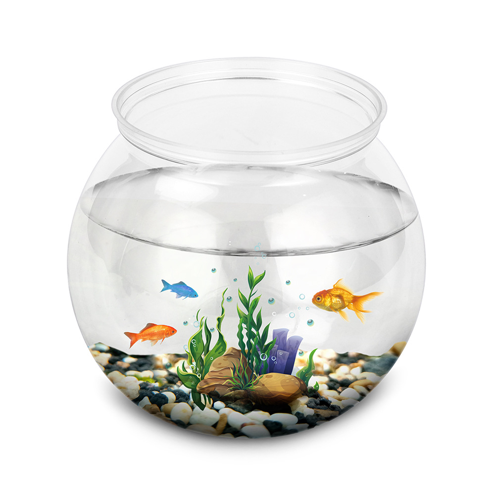 Fish Bowl Plastic L M S Sizes  - đánh giá và giá Aquarium Fish Jar
