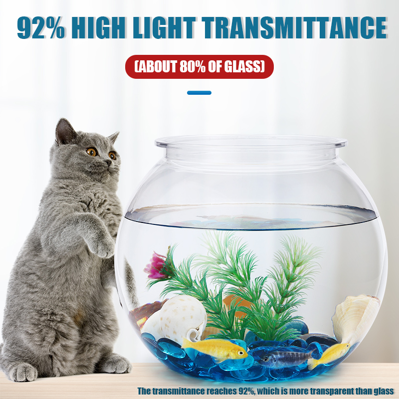 Fish Bowl Plastic L M S Sizes  - đánh giá và giá Aquarium Fish Jar