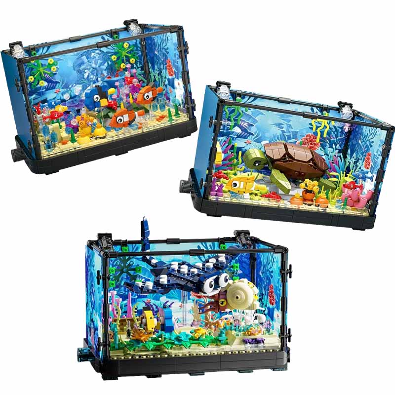 Fish Tank Building Block Set w - đánh giá và giá Aquarium Fish For Beginners