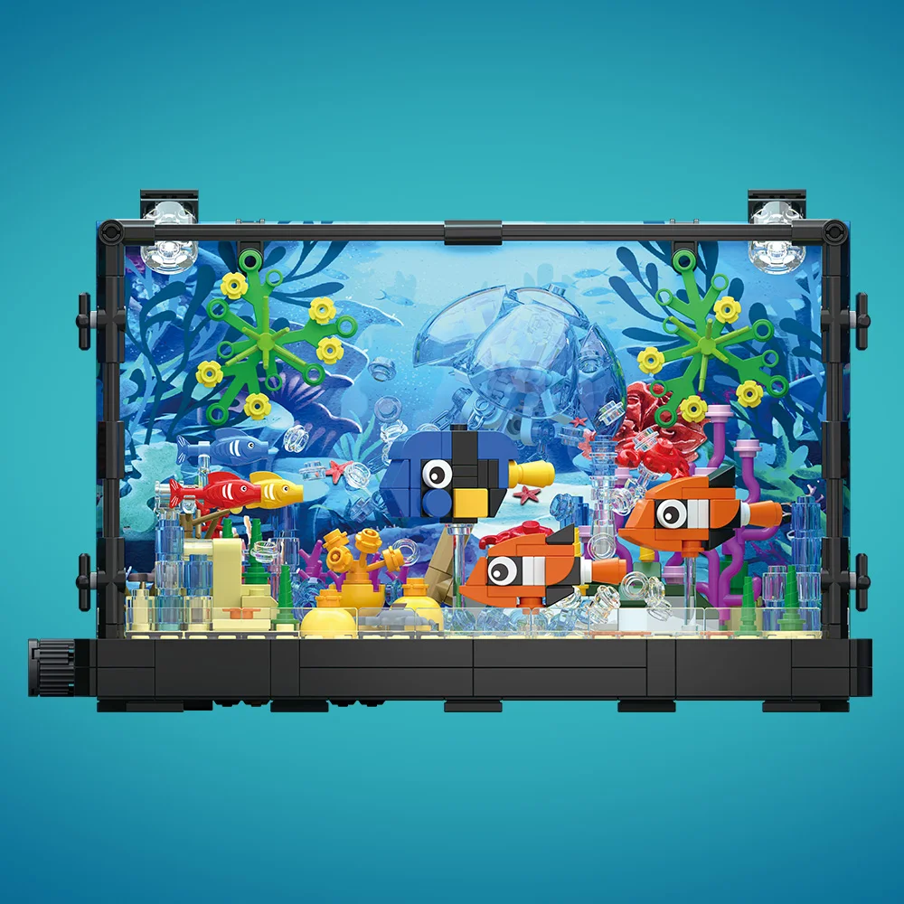 Fish Tank Building Block Set w - đánh giá và giá Aquarium Fish For Beginners