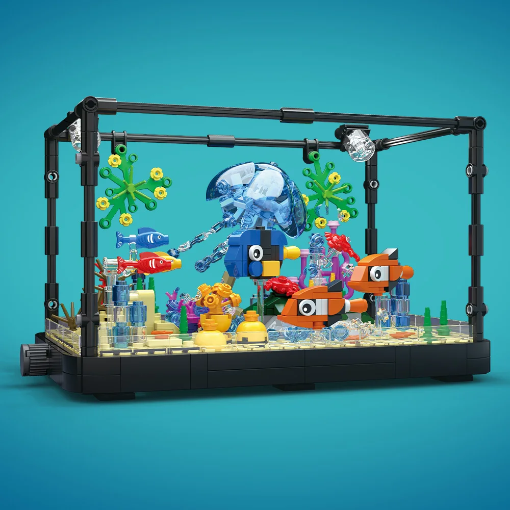 Fish Tank Building Block Set w - đánh giá và giá Aquarium Fish For Beginners