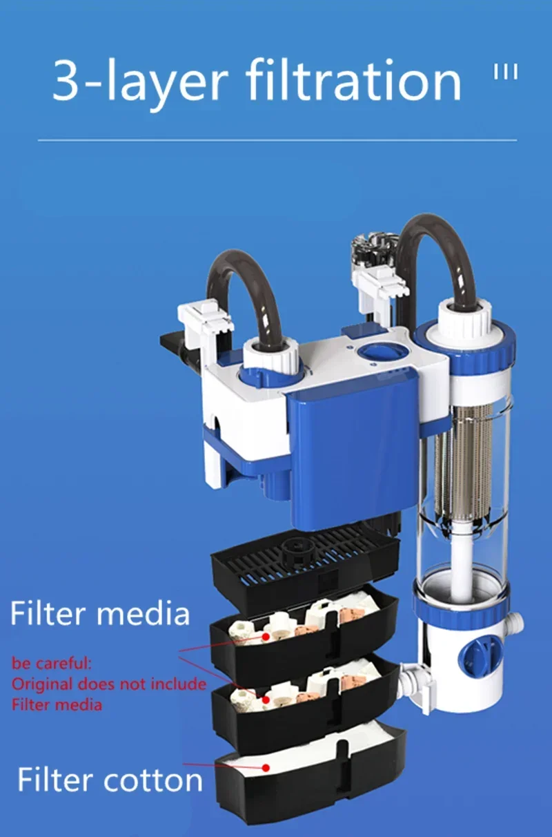 Wall-Mounted External Aquarium - đánh giá và giá Fish Tank Filter Aquarium