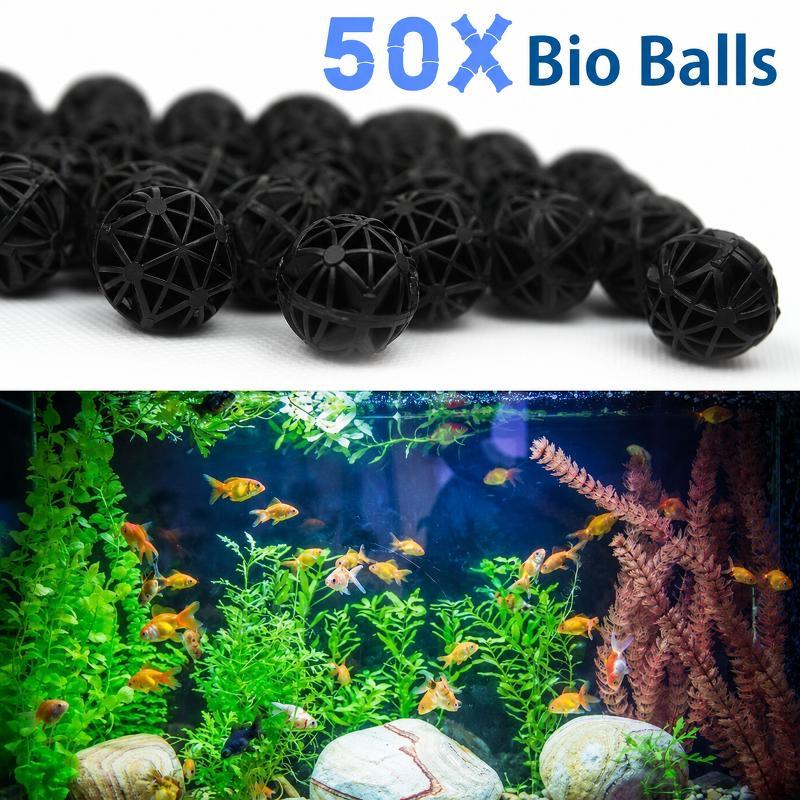 50Pcs 16mm Aquarium Bio Filter - đánh giá và giá Fish Tank Filter Aquarium