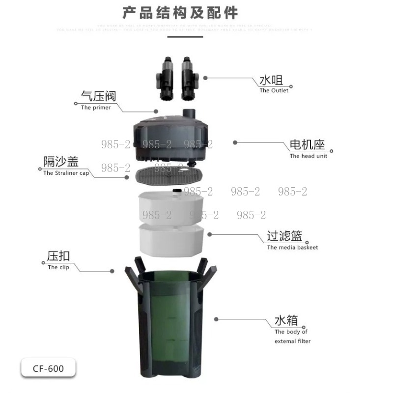 Ultra Quiet Aquarium Canister  - đánh giá và giá Fish Tank Filter