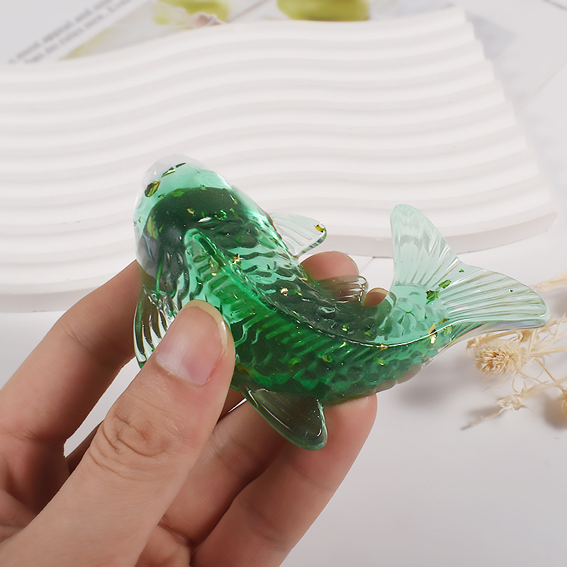 3D Koi Fish Shaped Epoxy Resin - đánh giá và giá Aquarium Fish Koi