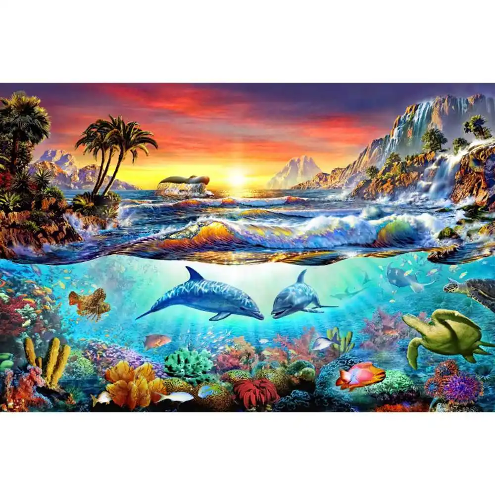 Underwater World Seabed Backdr - đánh giá và giá Aquarium Fish World
