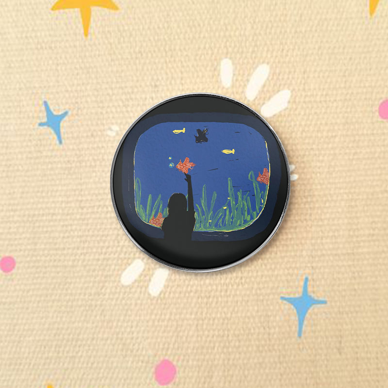 Dreamy Aquarium Scene UV Print - đánh giá và giá Aquarium Fish World