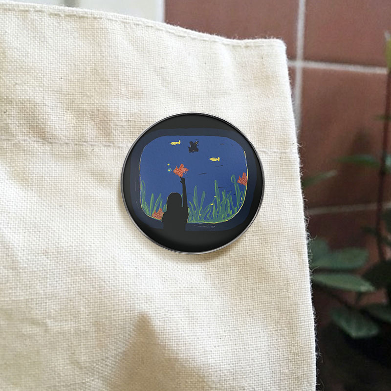 Dreamy Aquarium Scene UV Print - đánh giá và giá Aquarium Fish World