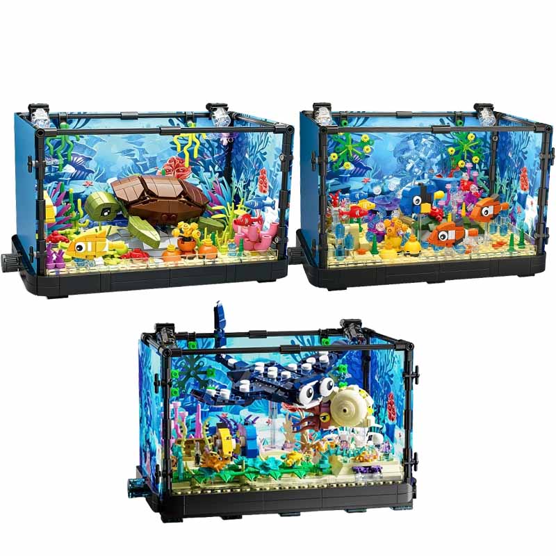 Fish Tank Building Block Set w - đánh giá và giá Aquarium Fish For Beginners