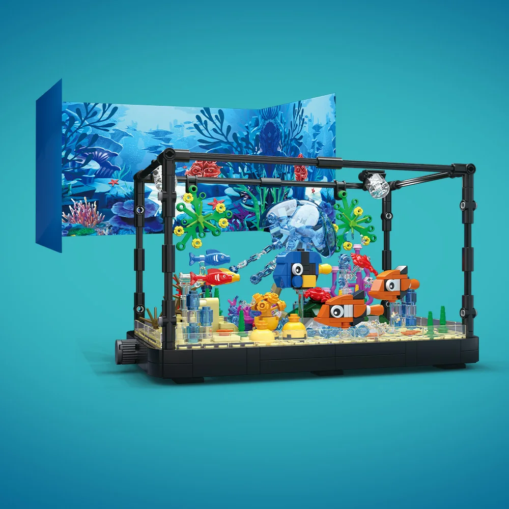 Fish Tank Building Block Set w - đánh giá và giá Aquarium Fish For Beginners
