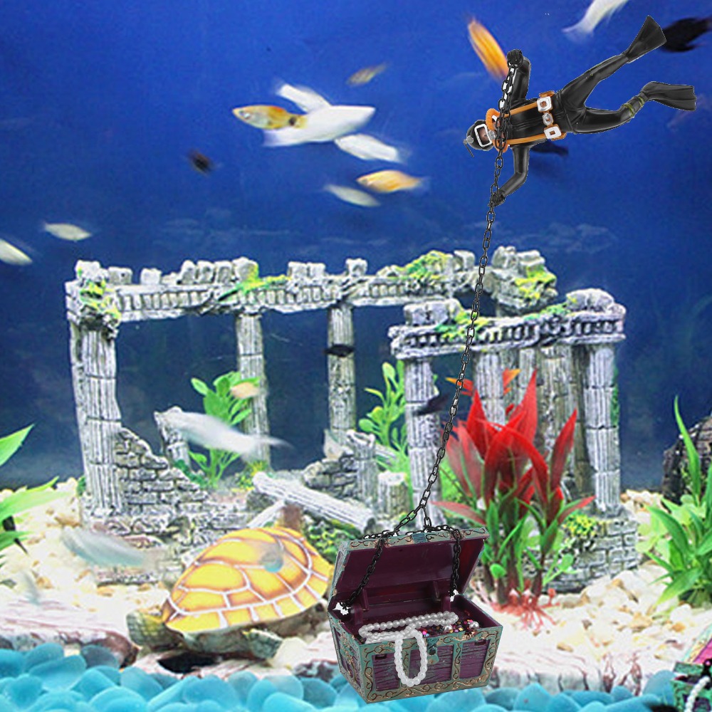 Resin Aquarium Ornament Live-A - đánh giá và giá Aquarium Fish Jar