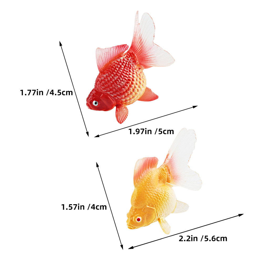 3Pcs Realistic Miniature Goldf - đánh giá và giá Aquarium Fish Koi