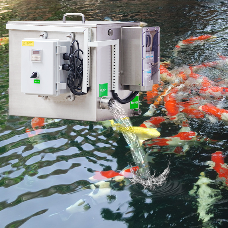 Home Small 5m³/h Drum Filter S - đánh giá và giá Aquarium Fish Koi